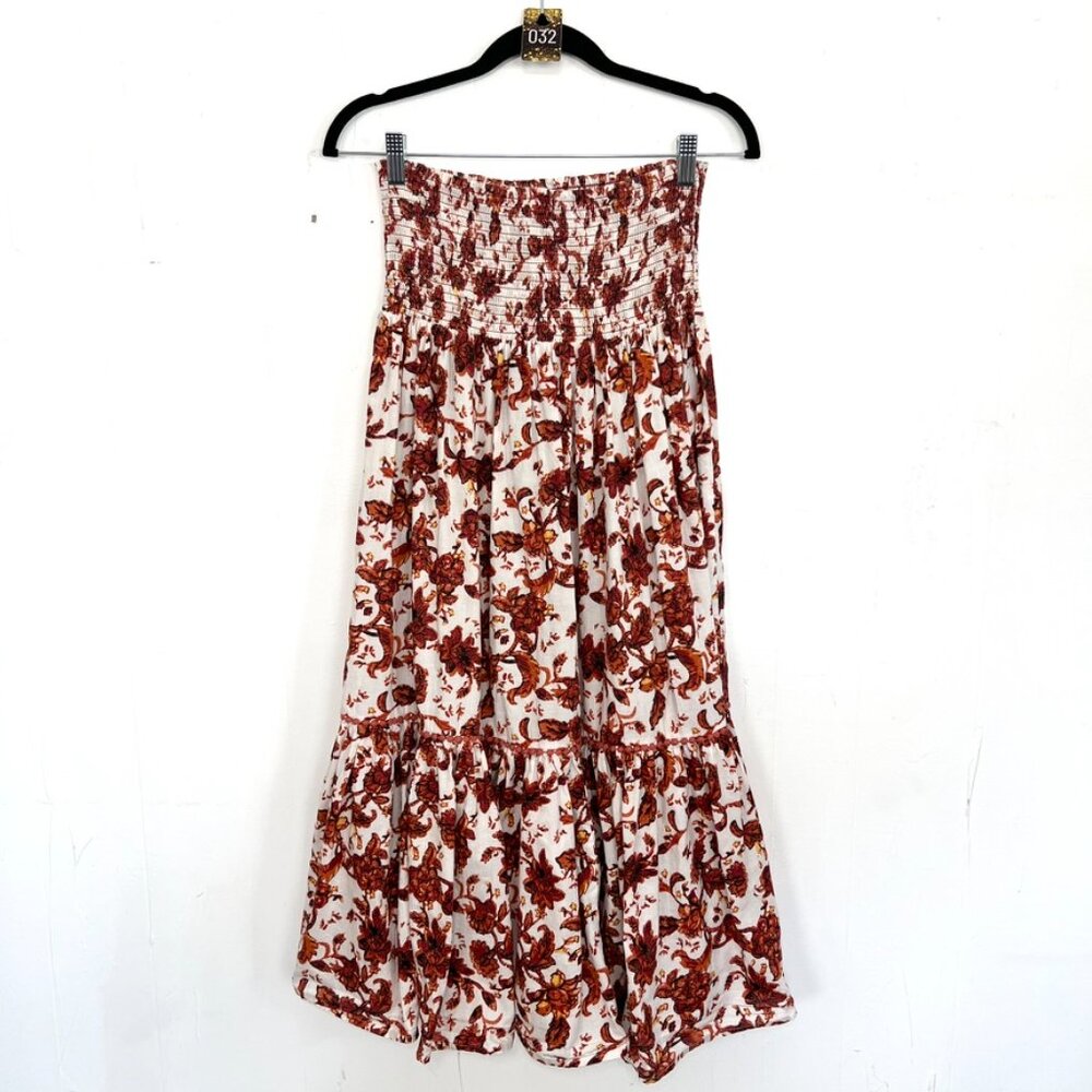 Faith & Zoe Maxi Floral Skirt